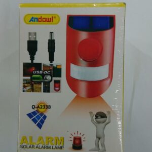 Solar Strobe Light Motion Sensor Solar Alarm Light 129dB Loud Siren Street Lamp